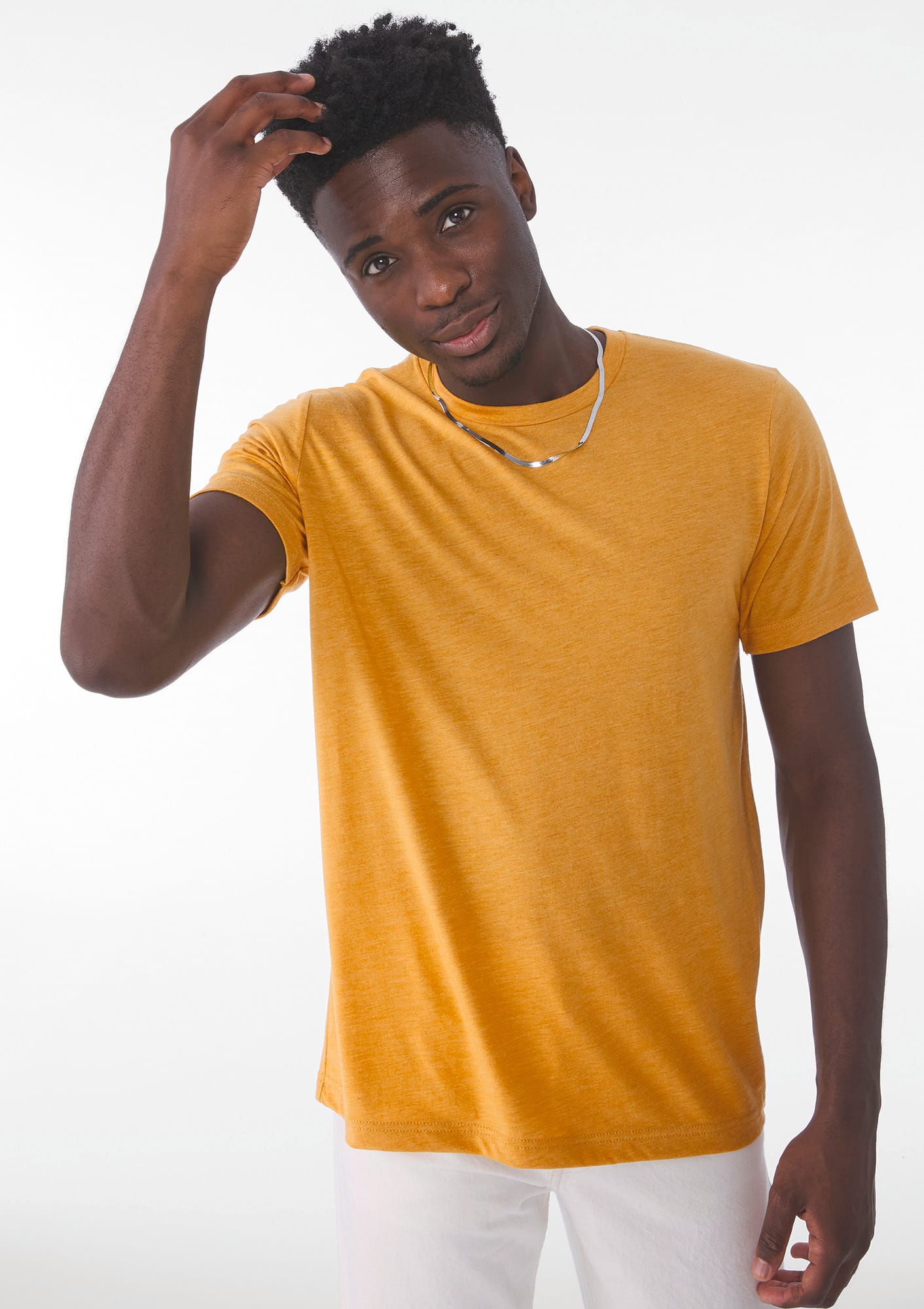 Camiseta Triblend cuello redondo