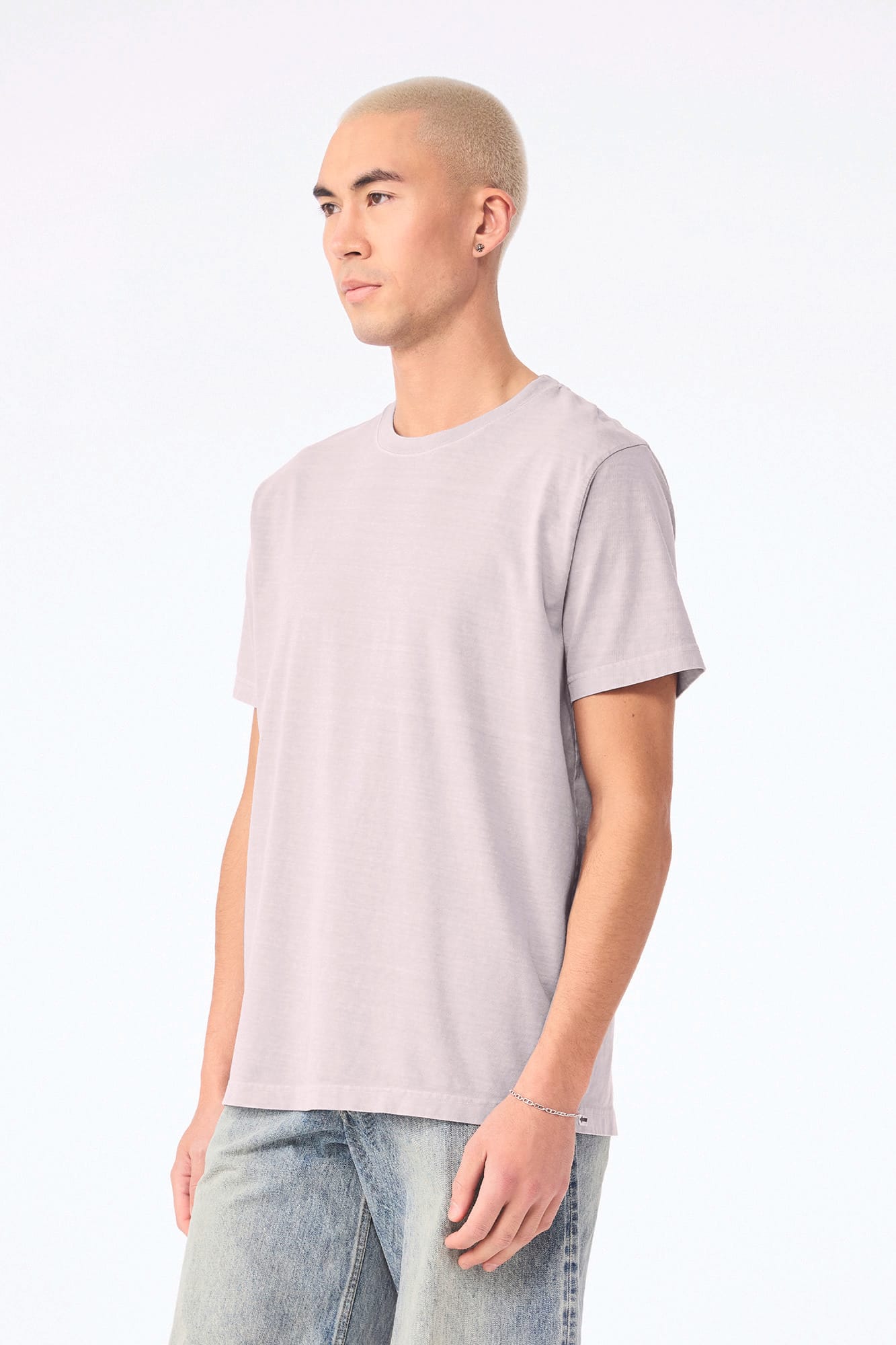 Camiseta de efecto lavado gruesa unisex - Imagen 2