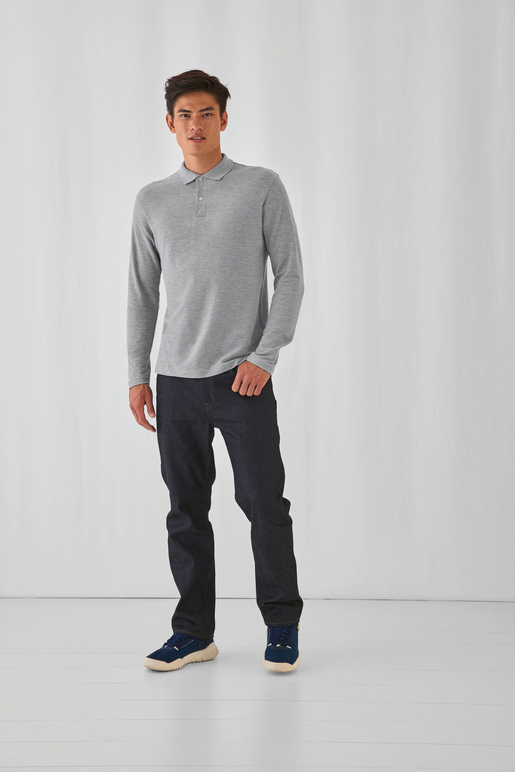 ID.001 Polo manga larga hombre - Imagen 2