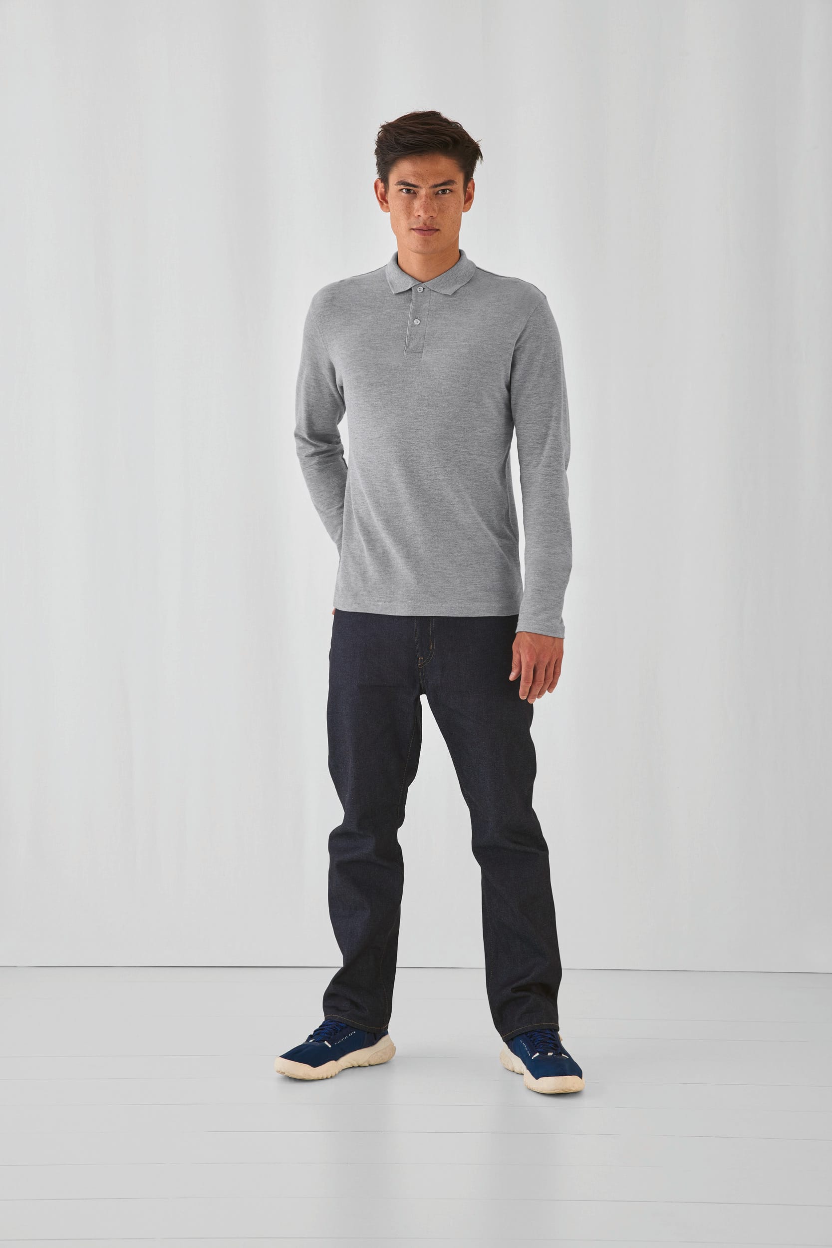ID.001 Polo manga larga hombre