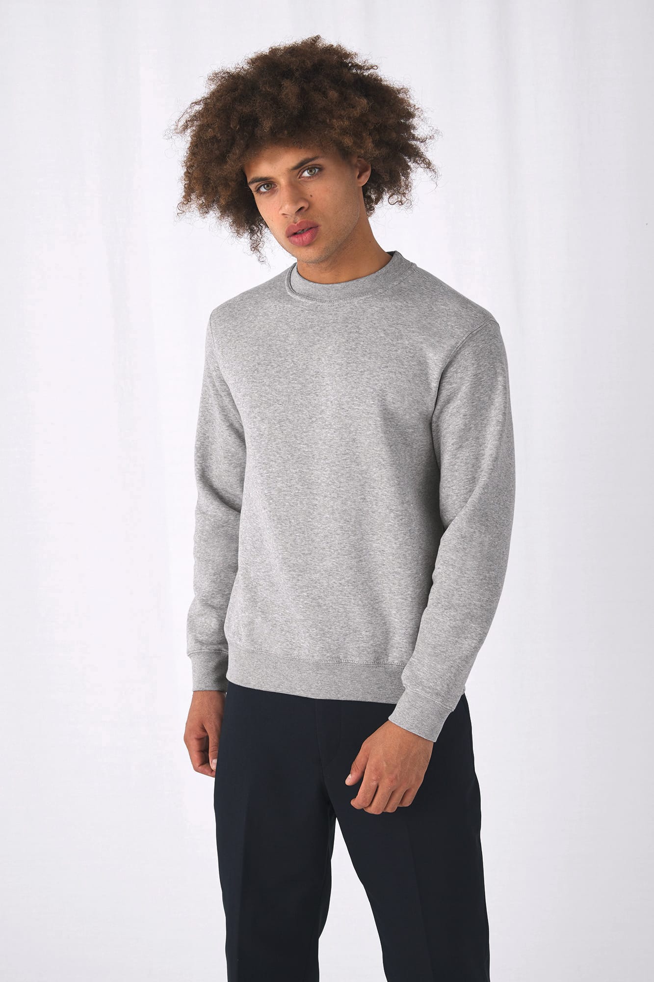 Sudadera cuello redondo
