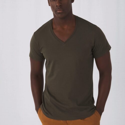 Camiseta Orgánica Inspire cuello de pico hombre