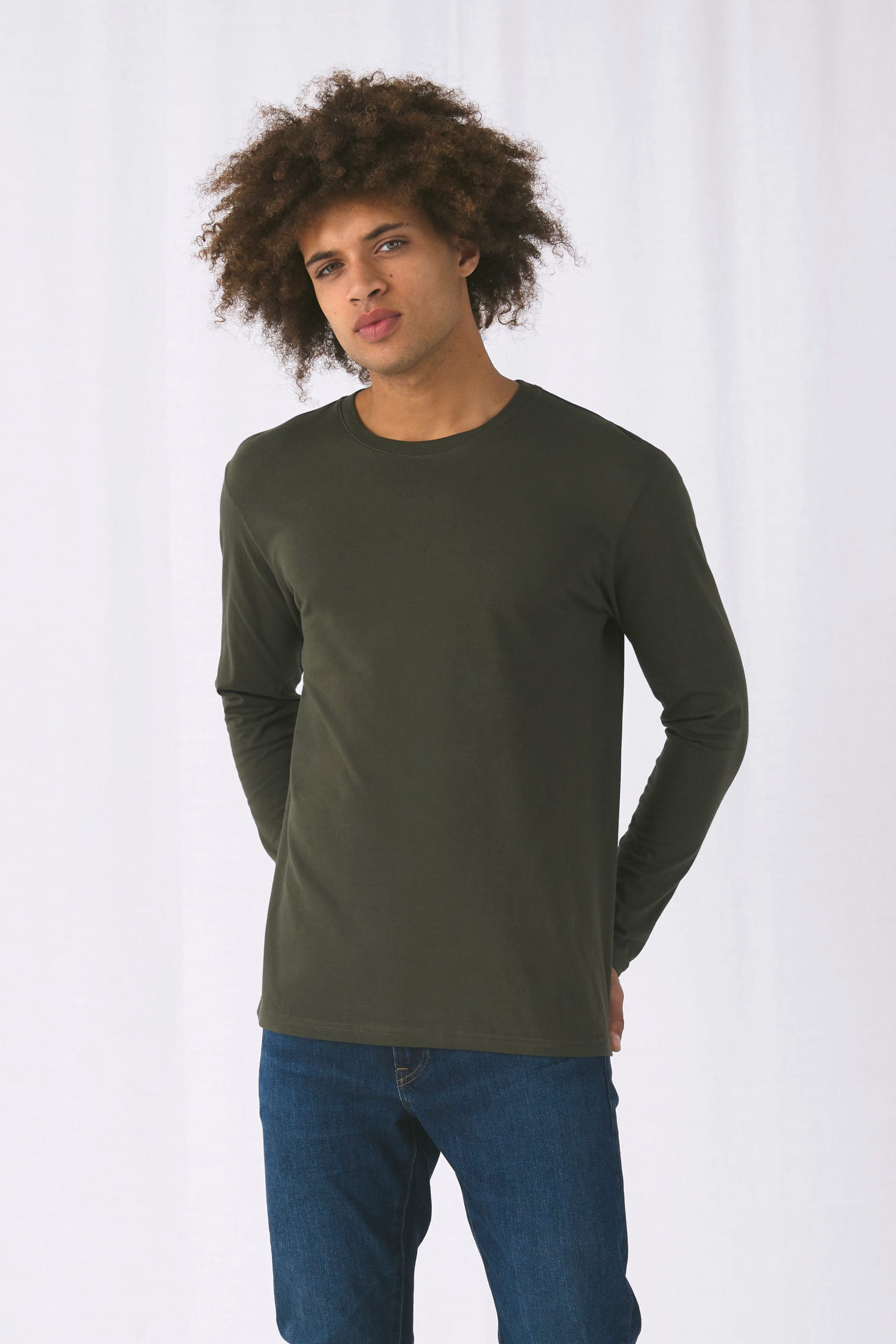 Camiseta #E150 manga larga hombre - Imagen 2