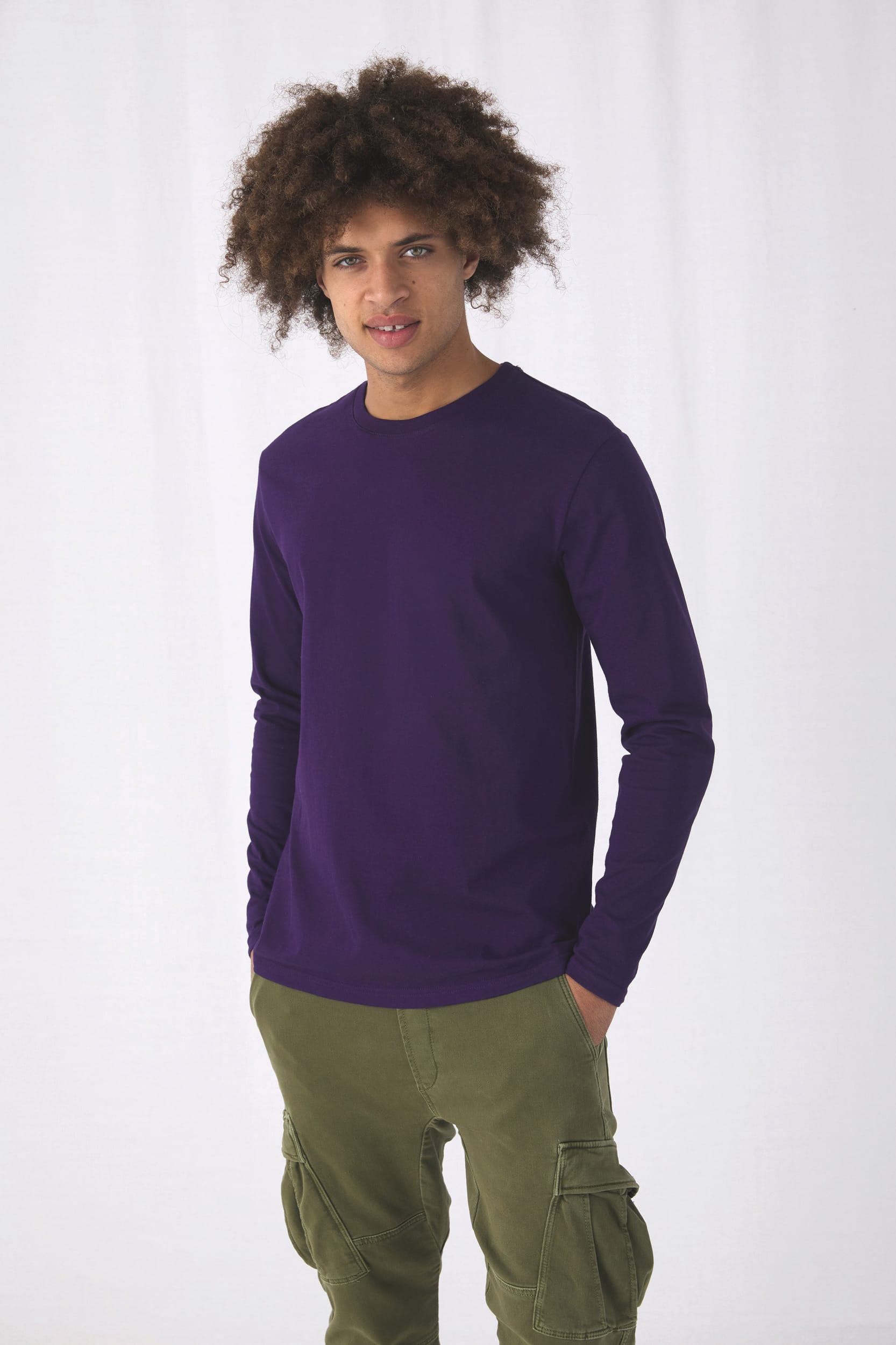 Camiseta #E190 manga larga hombre - Imagen 2