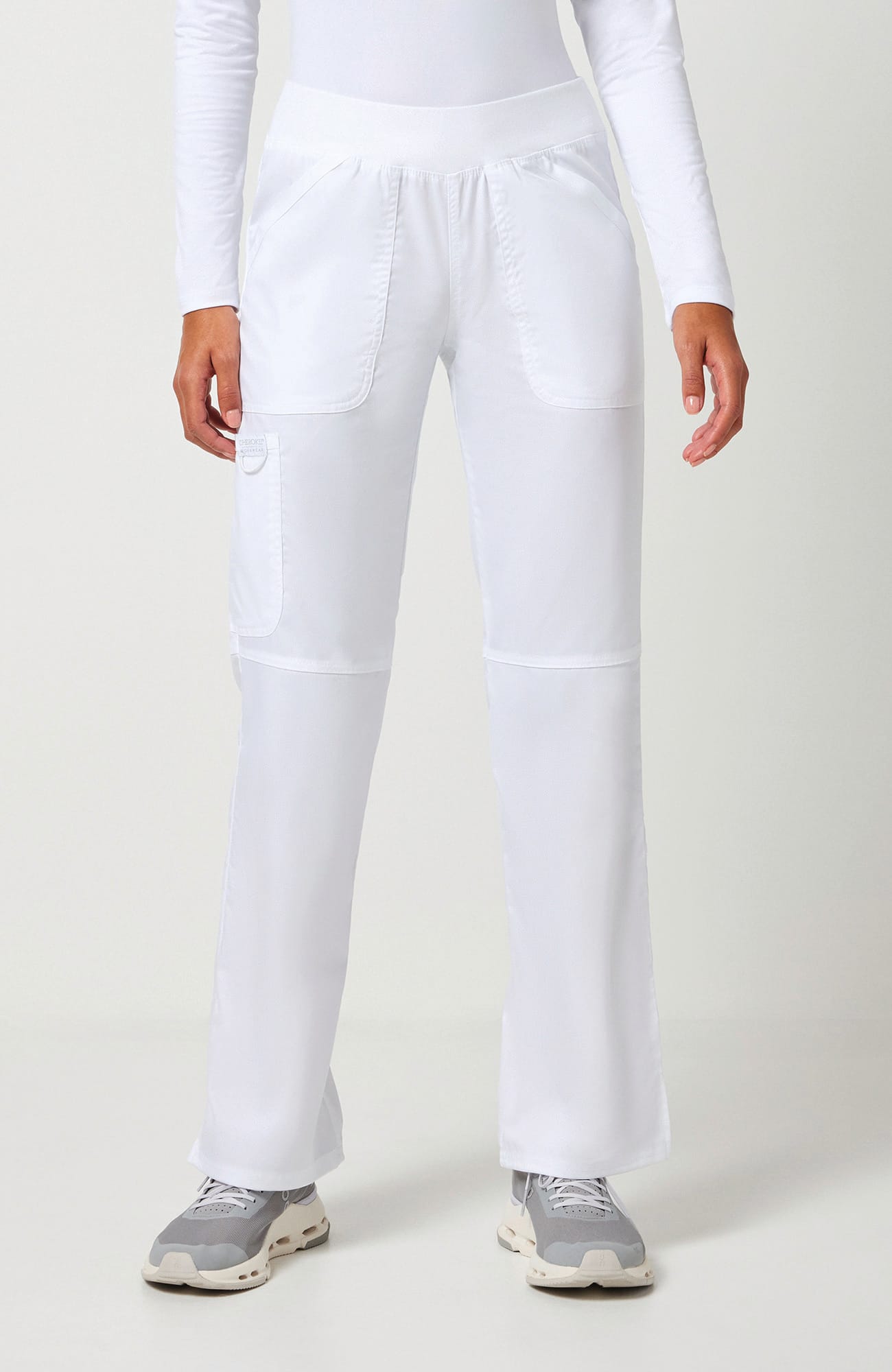Pantalones tipo cargo de tiro medio mujer - Imagen 2
