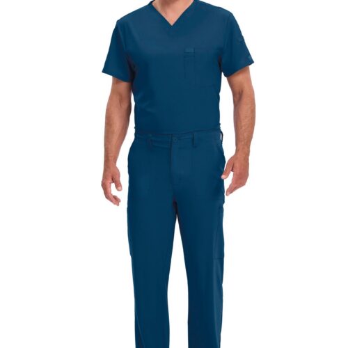 Pantalón con cordón de ajuste y tiro estándar hombre