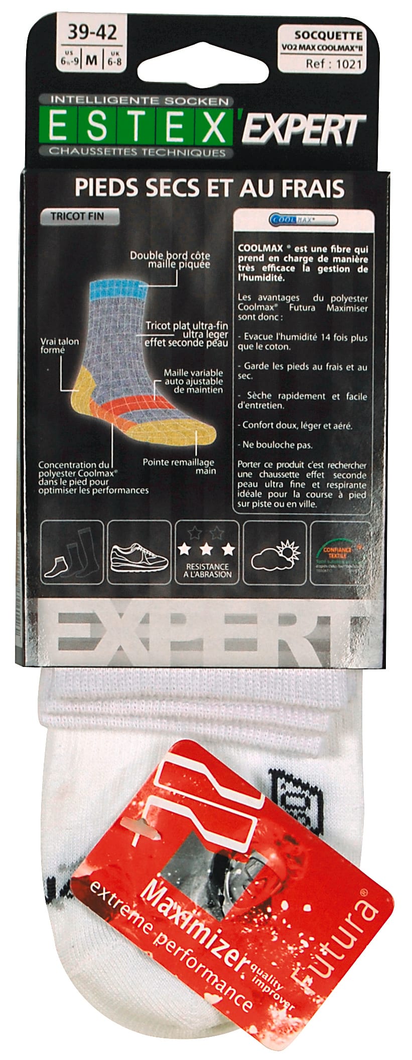 Calcetines VO2 Coolmax - Juego de 2 pares. - Imagen 2