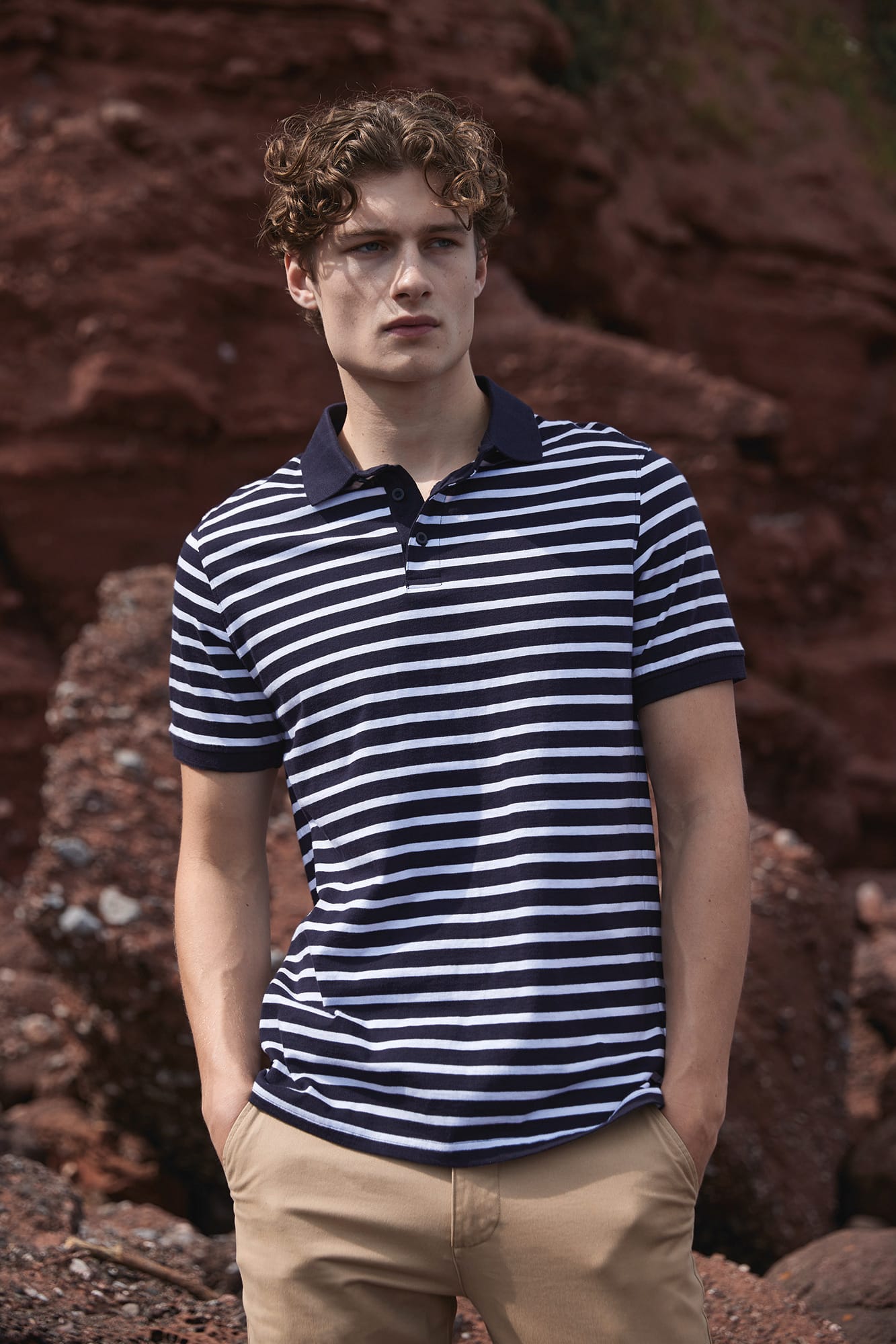 Polo jersey a rayas - Imagen 2