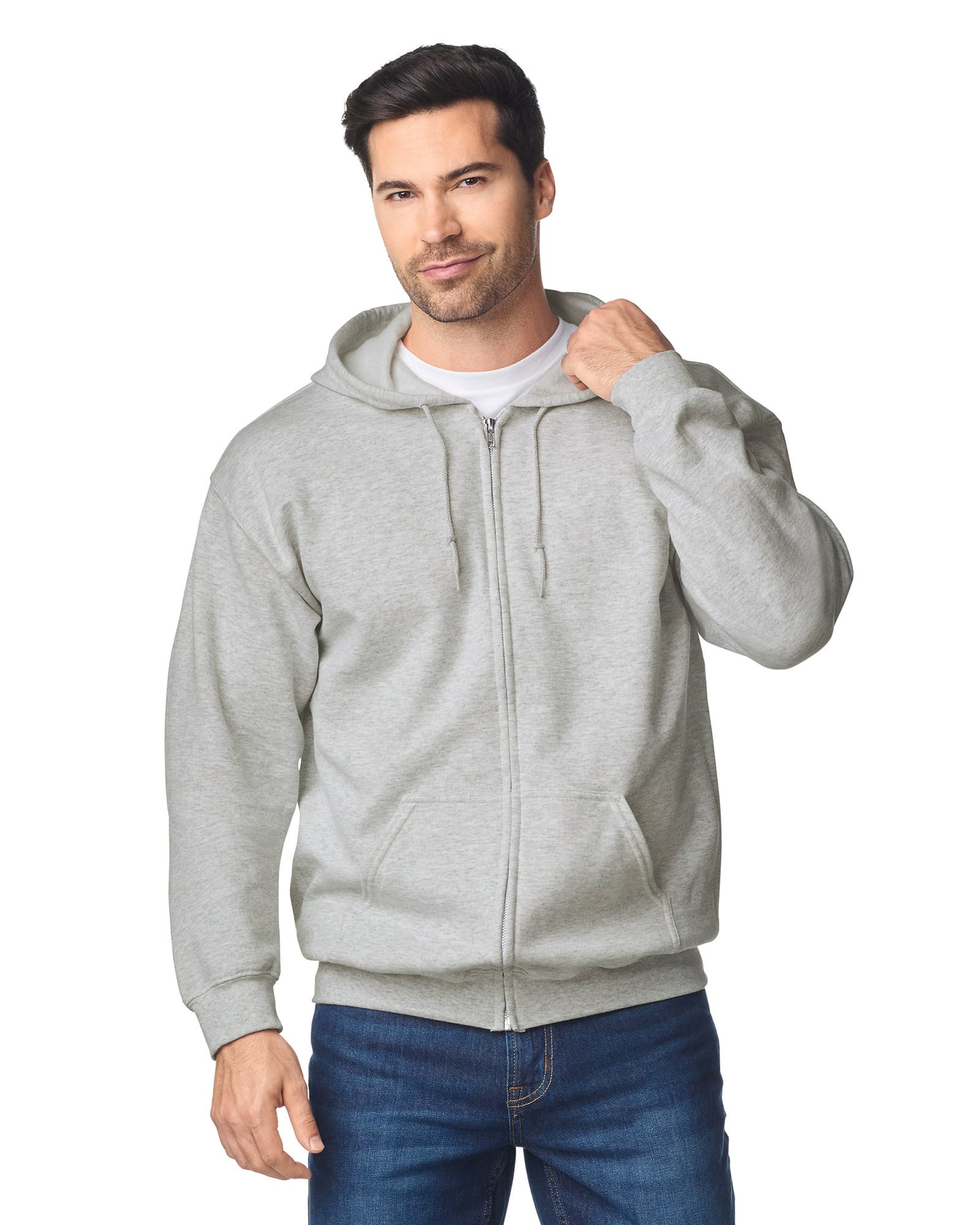 Sudadera Heavy Blend™ capucha y cremallera hombre - Imagen 2