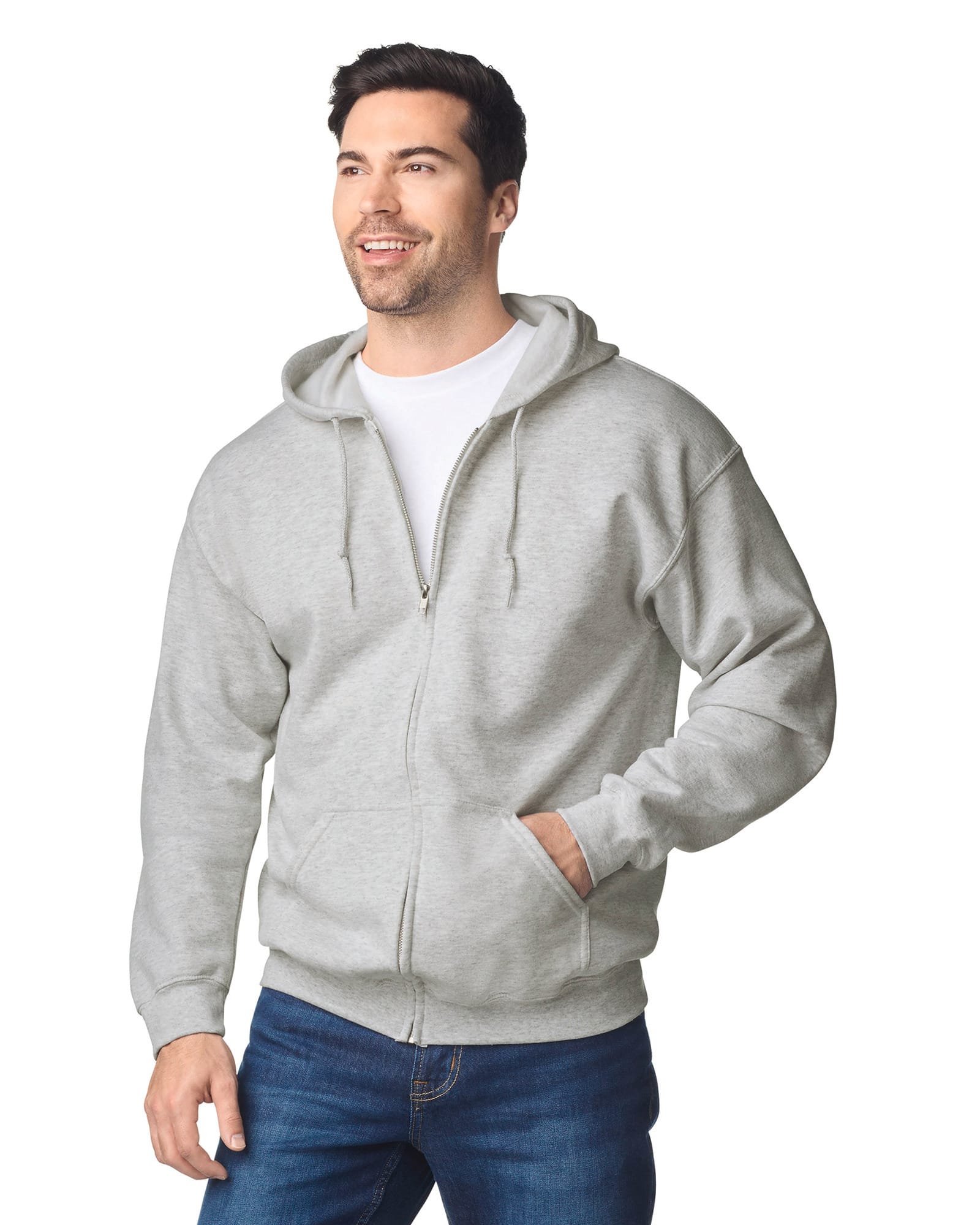Sudadera Heavy Blend™ capucha y cremallera hombre