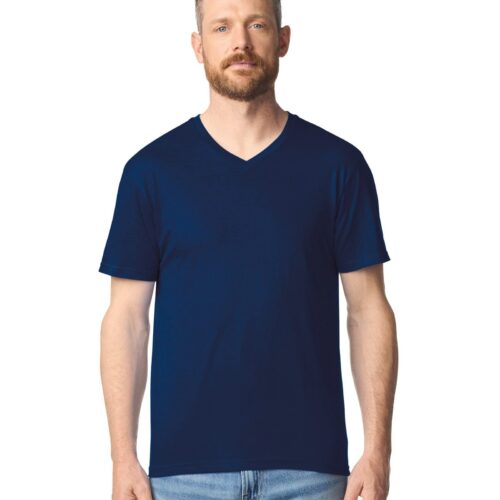 Camiseta SoftStyle cuello de pico hombre