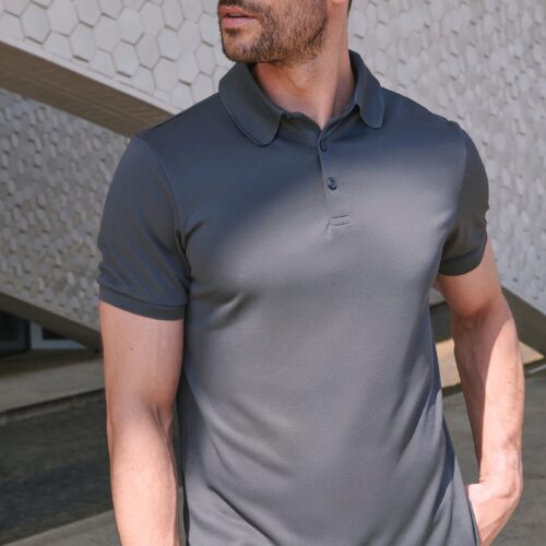 Polo poliéster reciclado hombre