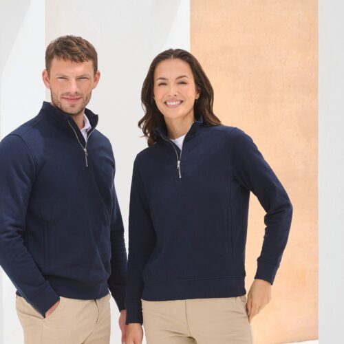 Sudadera 1/4 cremallera unisex