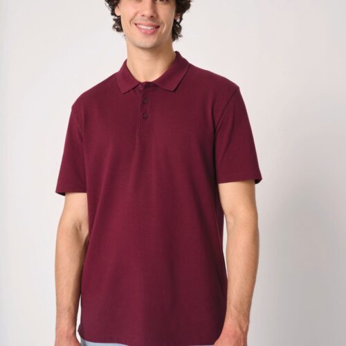 Polo punto piqué hombre