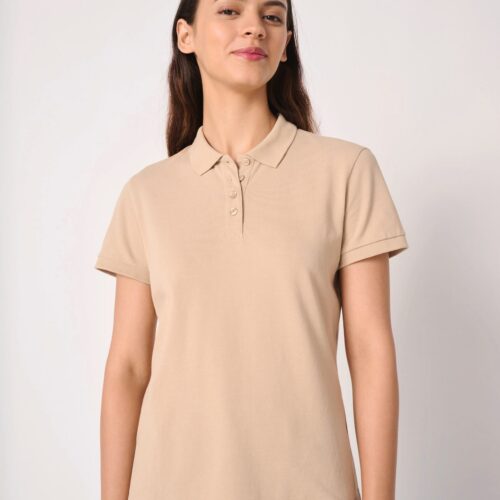 Polo punto piqué mujer