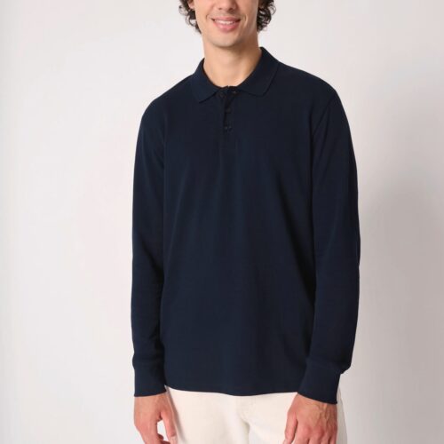Polo punto piqué LSL hombre