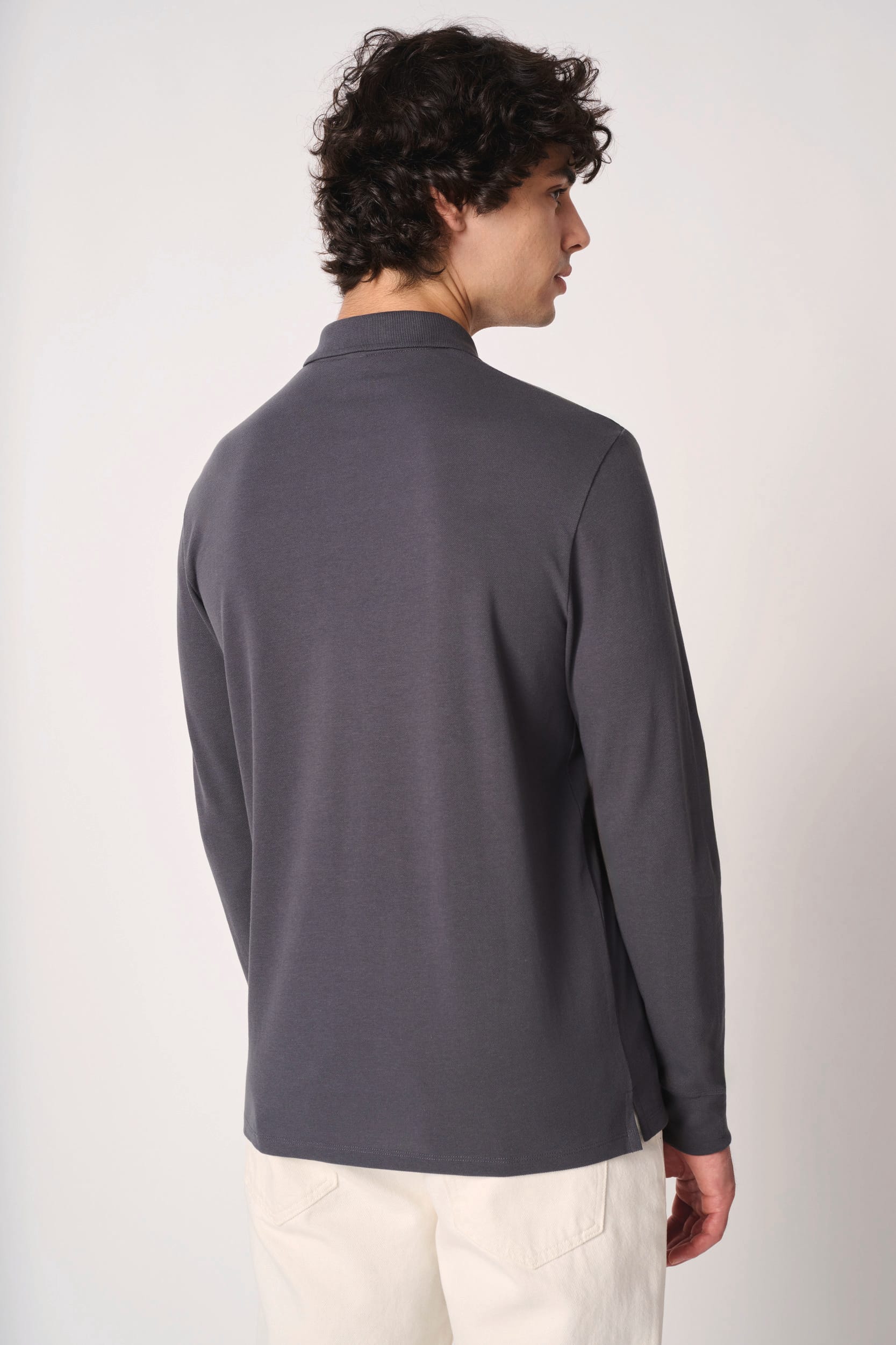 Polo punto piqué LSL hombre - Imagen 2