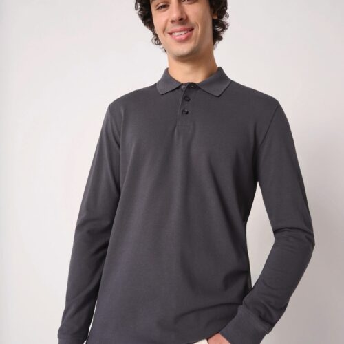 Polo punto piqué LSL hombre