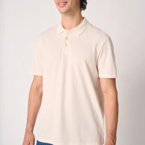 Polo punto piqué hombre
