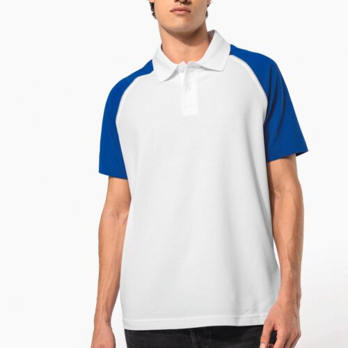 Polo baseball manga corta