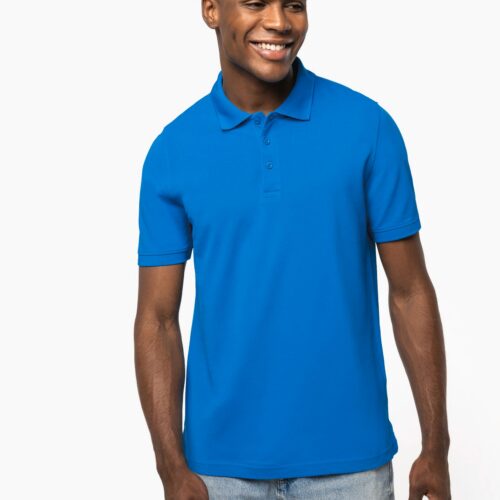 Polo punto piqué manga corta hombre