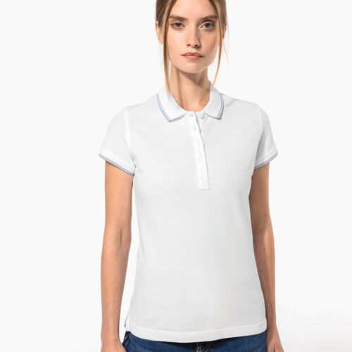 Polo de manga corta mujer