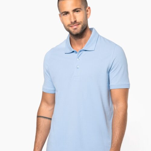 Polo piqué manga corta hombre